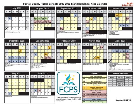 Fairfax County Calendar